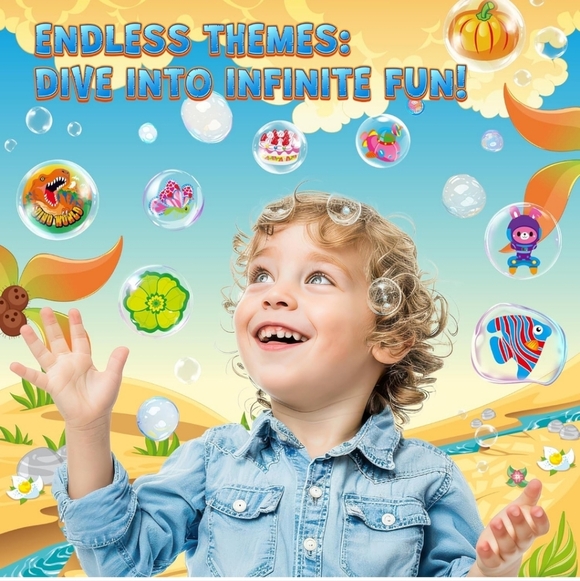 3200+ All Theme Puffy Stickers - Picture 3 of 7